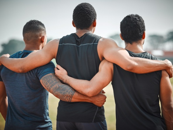 Three men